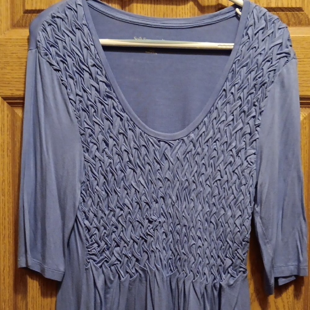 Elegant Blue Women's Top